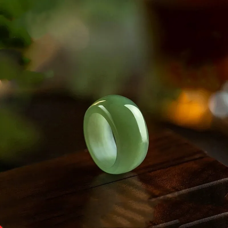 Cuizu Hetian Jade Rings Unisex-2