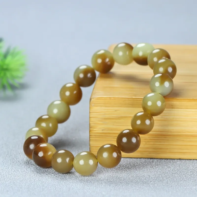 Cuizu Hetian Jade Bracelets Unisex Sugar Jade-2