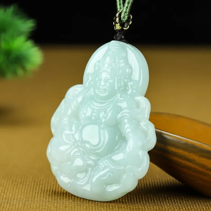 Cuizu Glutinous Jade Jadeite Necklaces Unisex-4