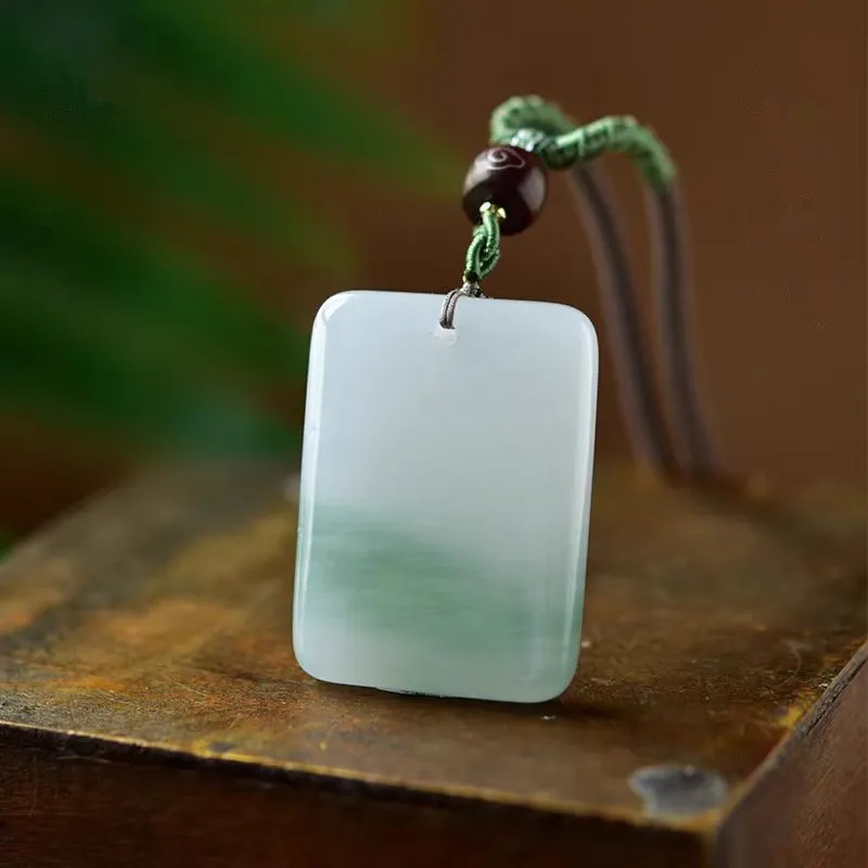 Cuizu Tianshan Jade Necklaces Unisex-1
