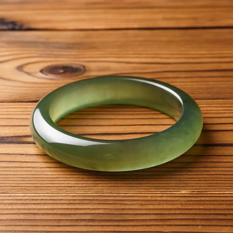 Cuizu Serpentine Jade Bangles Women's-1