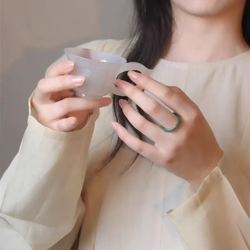 Cuizu Glutinous Jade Rings Unisex-9