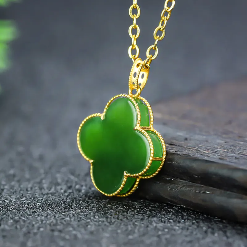 Cuizu Hetian Jade Pendants Women's-3