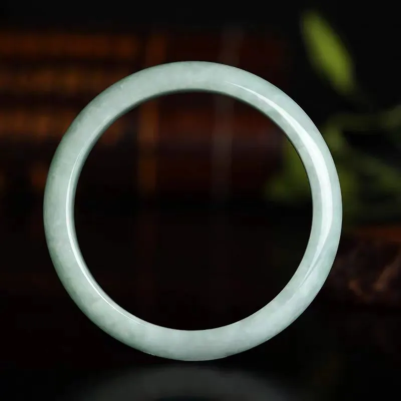 Cuizu Ice Glutinous Jadeite Bangles Unisex-3