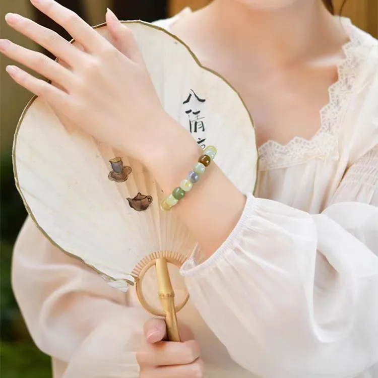 Cuizu Hetian Jade Bracelets Unisex Sugar Jade-1