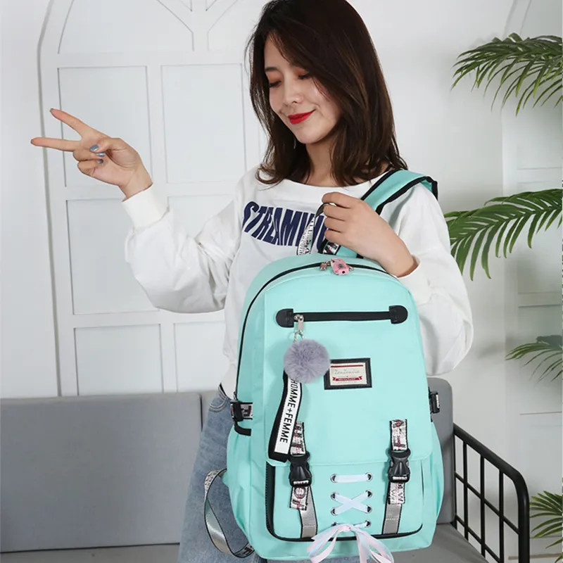 ALOENEY Polyester Cotton Blend Backpack Regular Unisex Multicolor-7