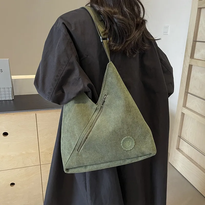 ALOENEY Corduroy Shoulder Bag Regular Women's Multicolor-7
