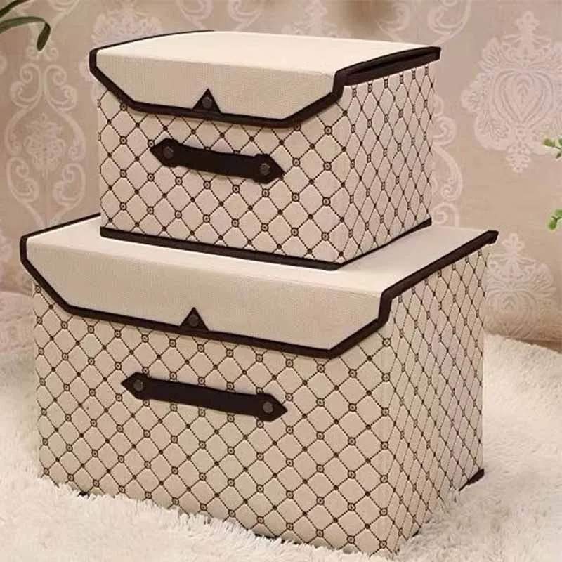 ALOENEY PU Storage Box Combo Set Unisex Multicolor-1