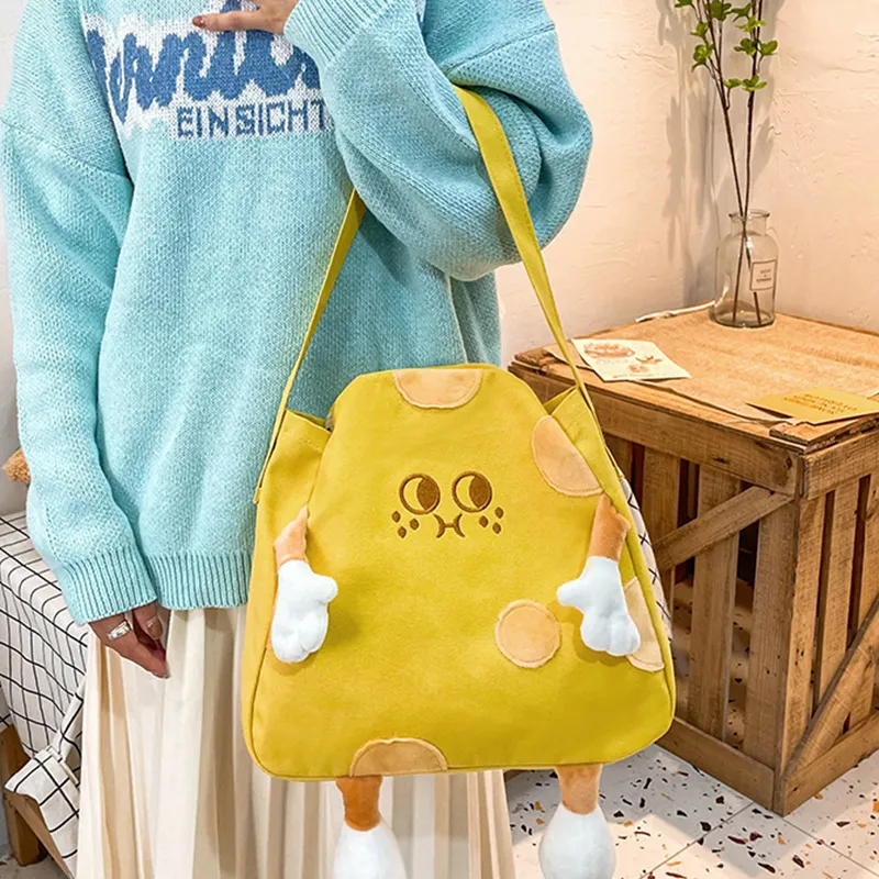 ALOENEY Shoulder Bags Bright Yellow-3