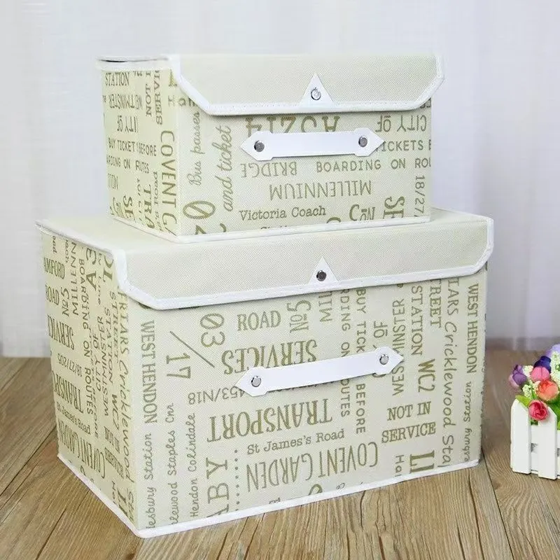 ALOENEY PU Storage Box Combo Set Unisex Multicolor-3