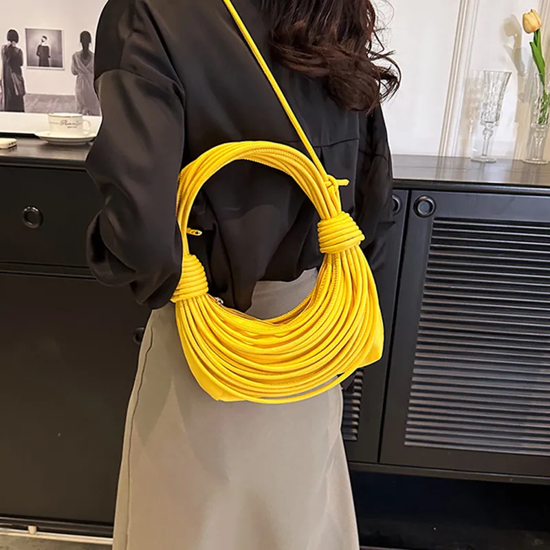 ALOENEY PU Handbag, Crossbody Bag Regular Women's Yellow-1