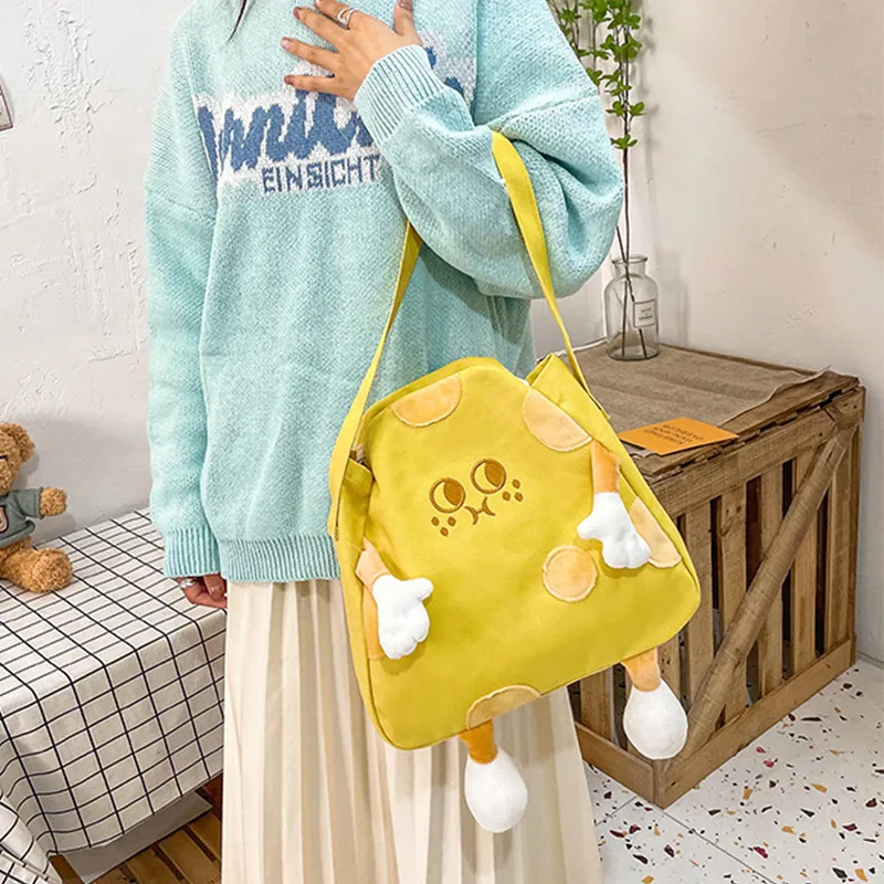 ALOENEY Shoulder Bags Bright Yellow-1