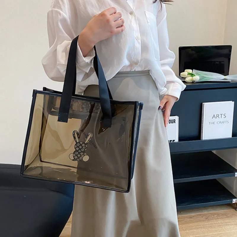 ALOENEY PVC Toiletry Bag Shoulder Bag Unisex Linen-2