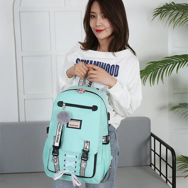 ALOENEY Polyester Cotton Blend Backpack Regular Unisex Multicolor-8