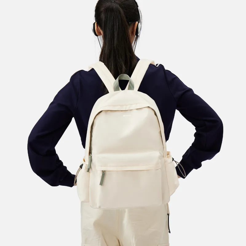 ALPINE PRO Fabric Laptop Backpack Regular Unisex White Green-5