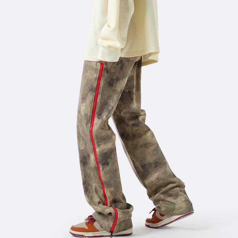 PERK EGLE Casual Pants Unisex Camouflage-5