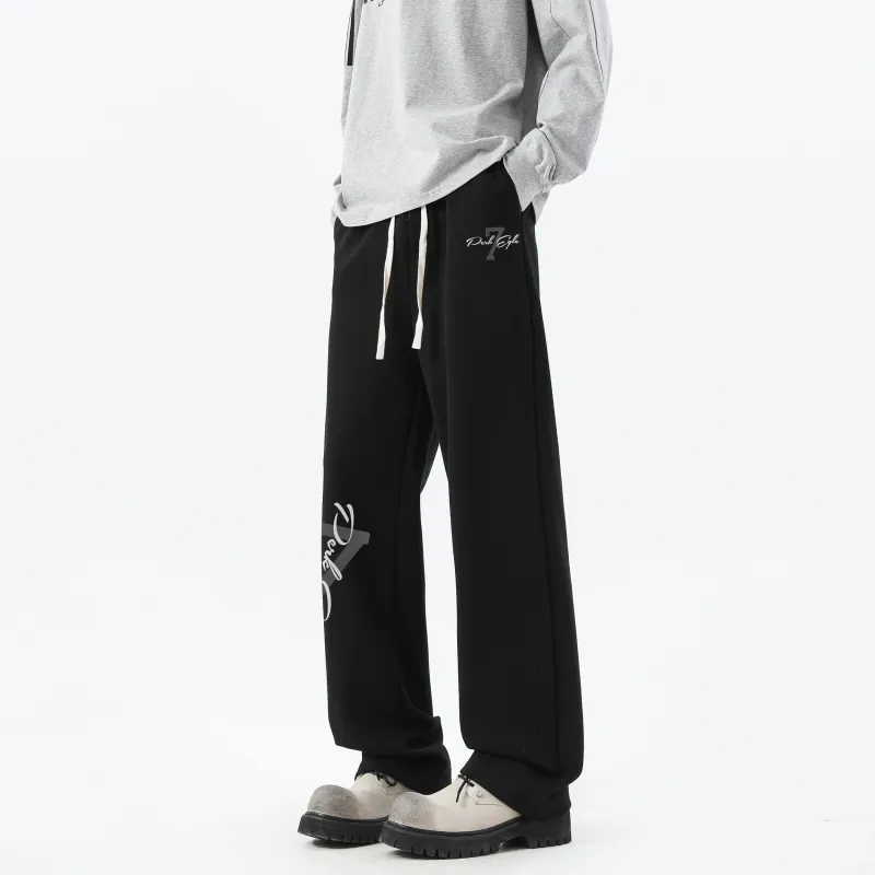 PERK EGLE Casual Pants Unisex Black-3