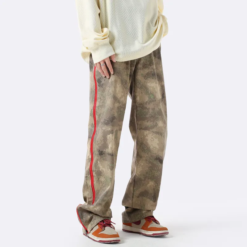 PERK EGLE Casual Pants Unisex Camouflage-3