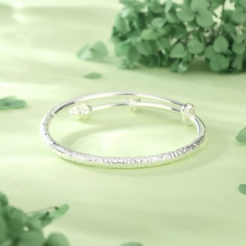 Asia Star Sterling Silver Bangles Women's-1