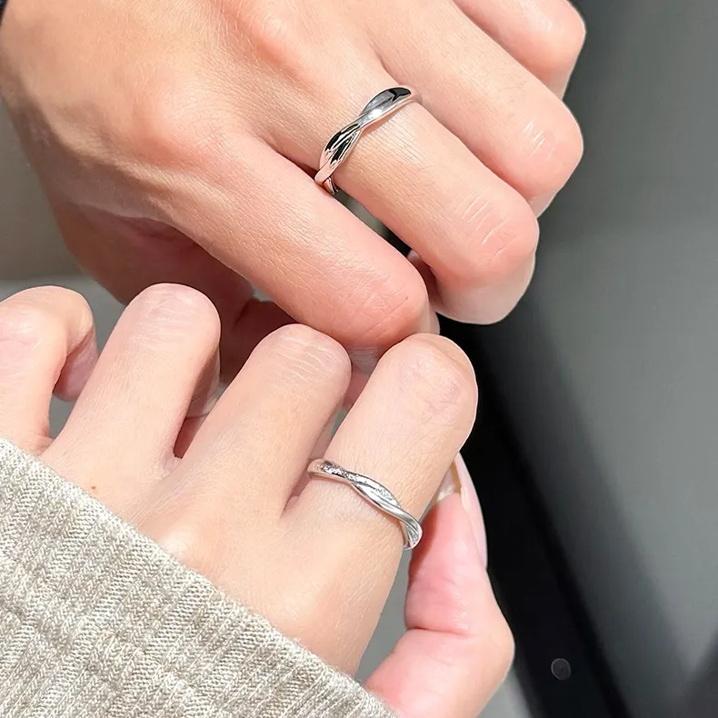 Asia Star Sterling Silver Rings Unisex-2