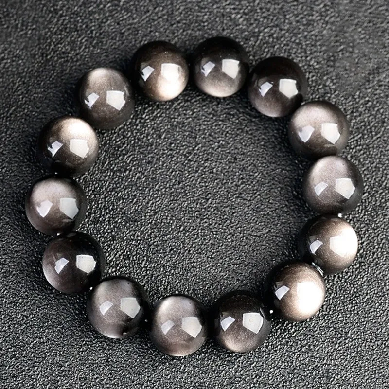Asia Star Obsidian Jade Bracelets Men's-1