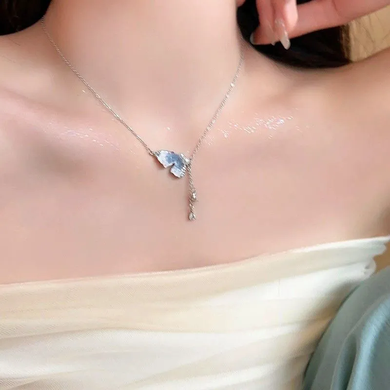 Asia Star Alloy Necklaces Women's-11