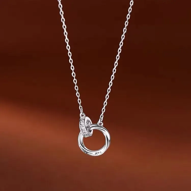 Asia Star Sterling Silver Necklaces Women's-2