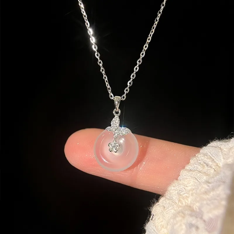 Asia Star Chalcedony Necklaces Women's-4