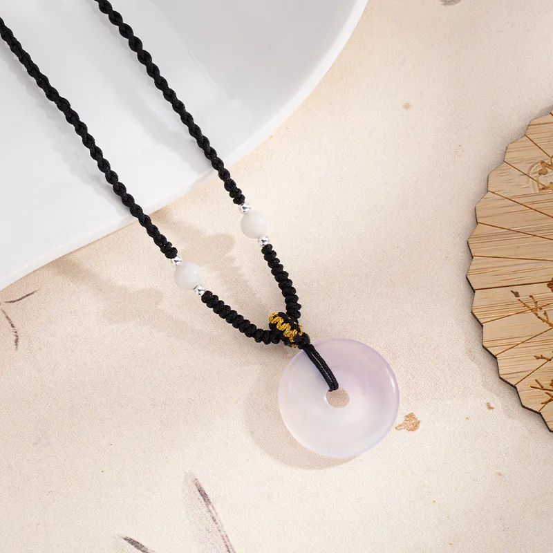 Asia Star Chalcedony Necklaces Women's-2