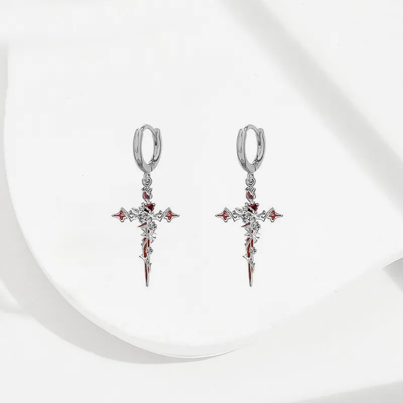 Asia Star Alloy Earrings Unisex-2