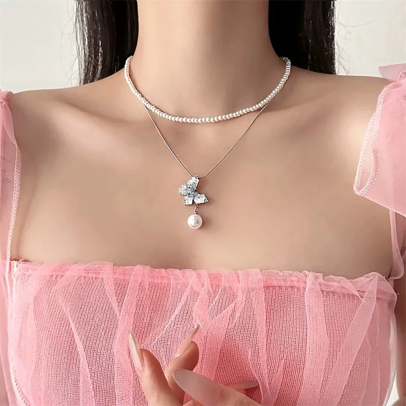 Asia Star Alloy Necklaces Women's-1
