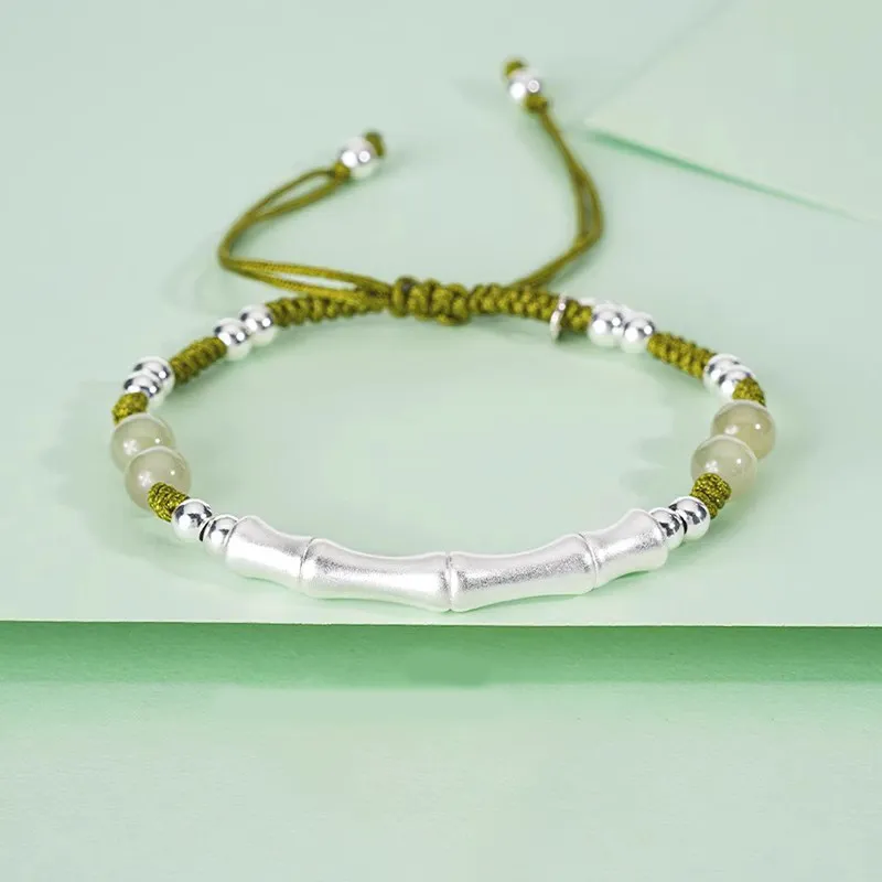 Asia Star Hetian Jade Bracelets Pale Greenish White Jade Women's-1