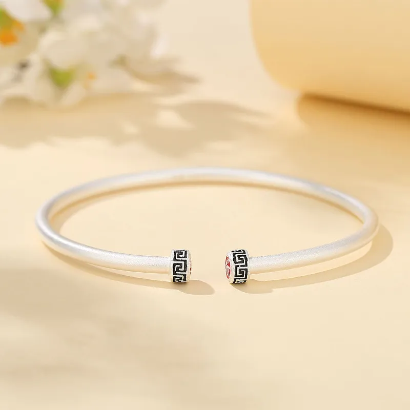 Asia Star S999 Fine Silver Bangles Women's-2