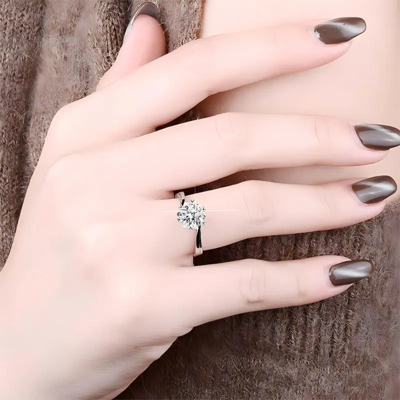 Asia Star 925 Sterling Silver Rings Women's-12