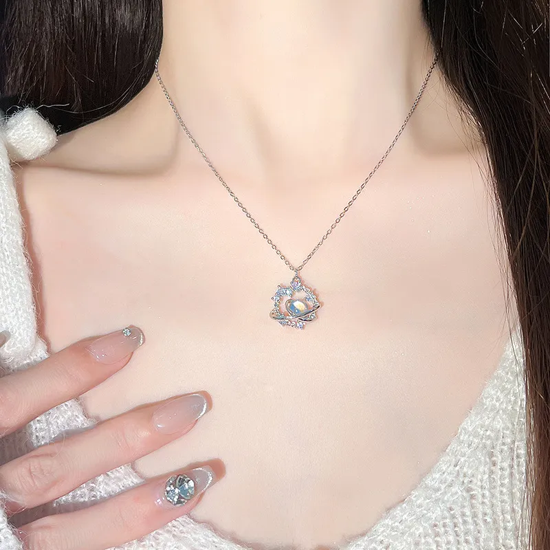 Asia Star Alloy Necklaces Women's-4