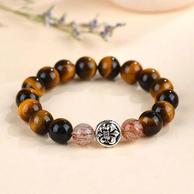 Asia Star Tiger's Eye Stone Bracelets Unisex-1