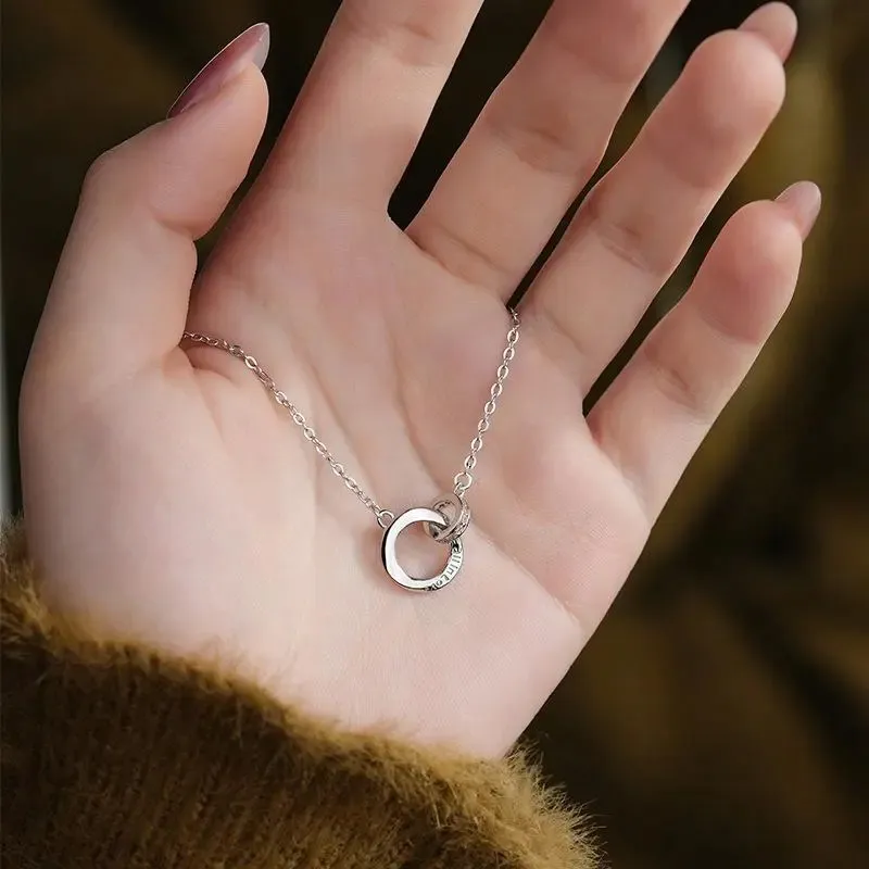 Asia Star Sterling Silver Necklaces Women's-4