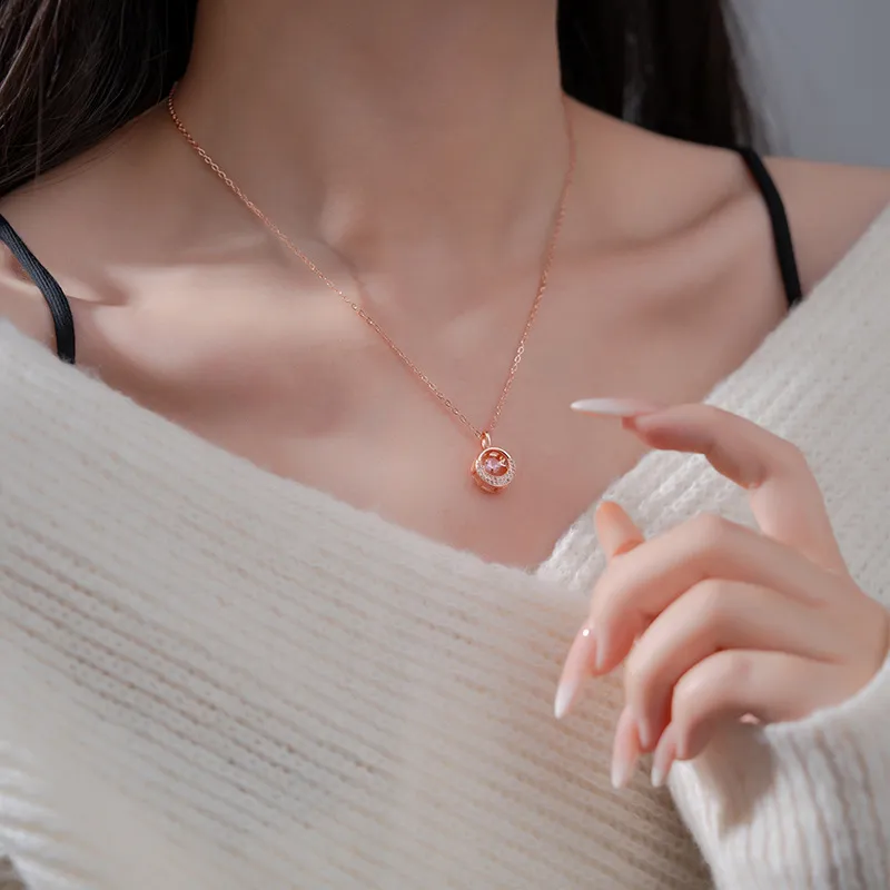 Asia Star S925 Silver Necklaces Women's-2