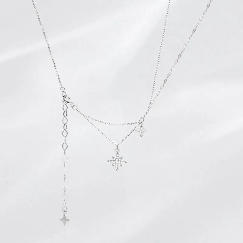 Asia Star S925 Silver Necklaces Women's-1