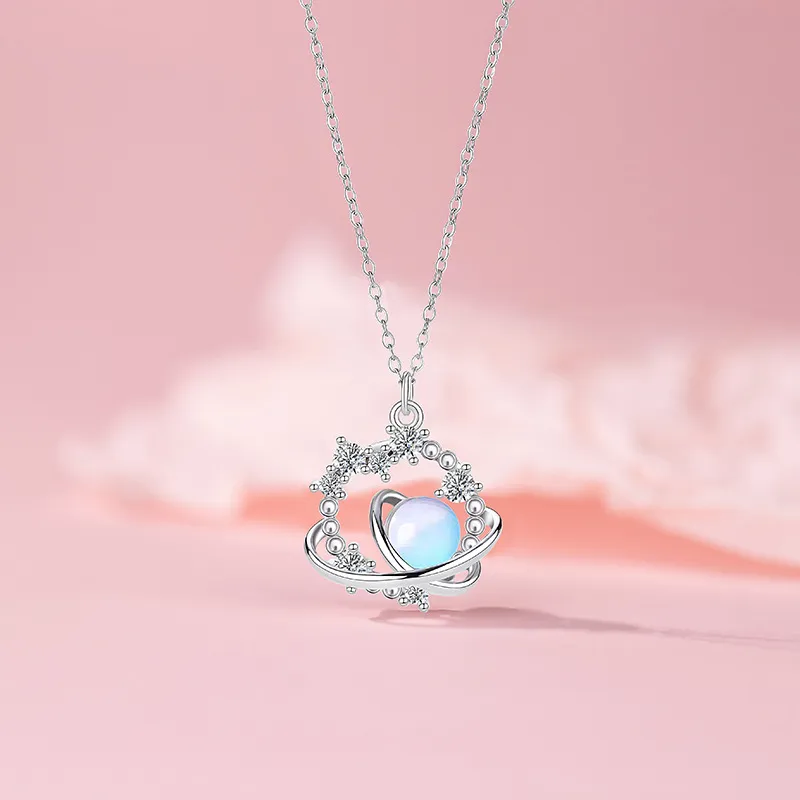 Asia Star Alloy Necklaces Women's-1