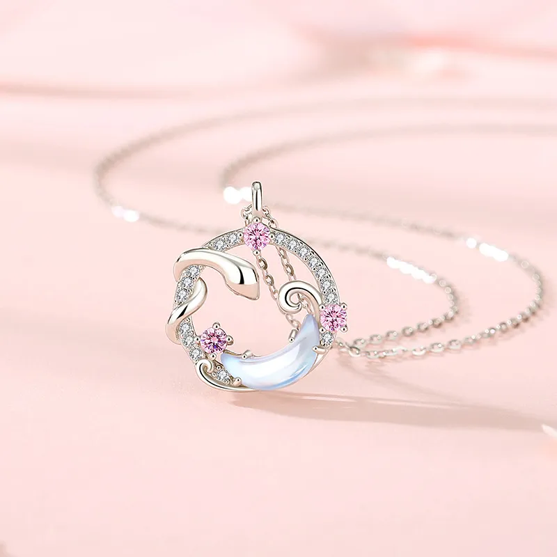 Asia Star Alloy Necklaces Women's-3