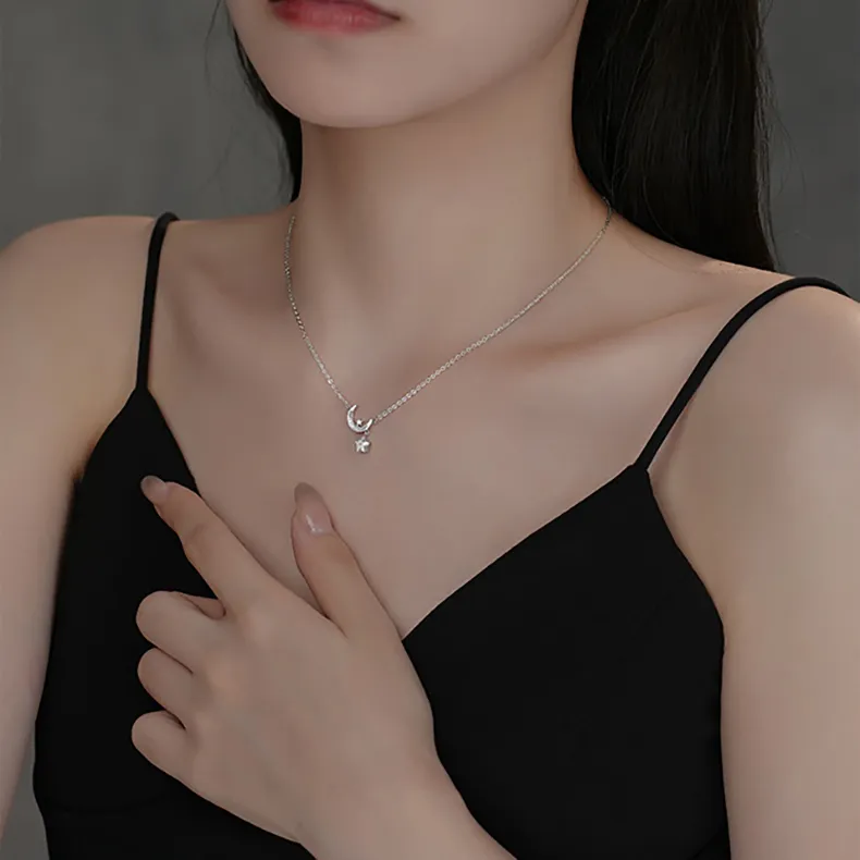 Asia Star S999 Fine Silver Necklaces Women's-2
