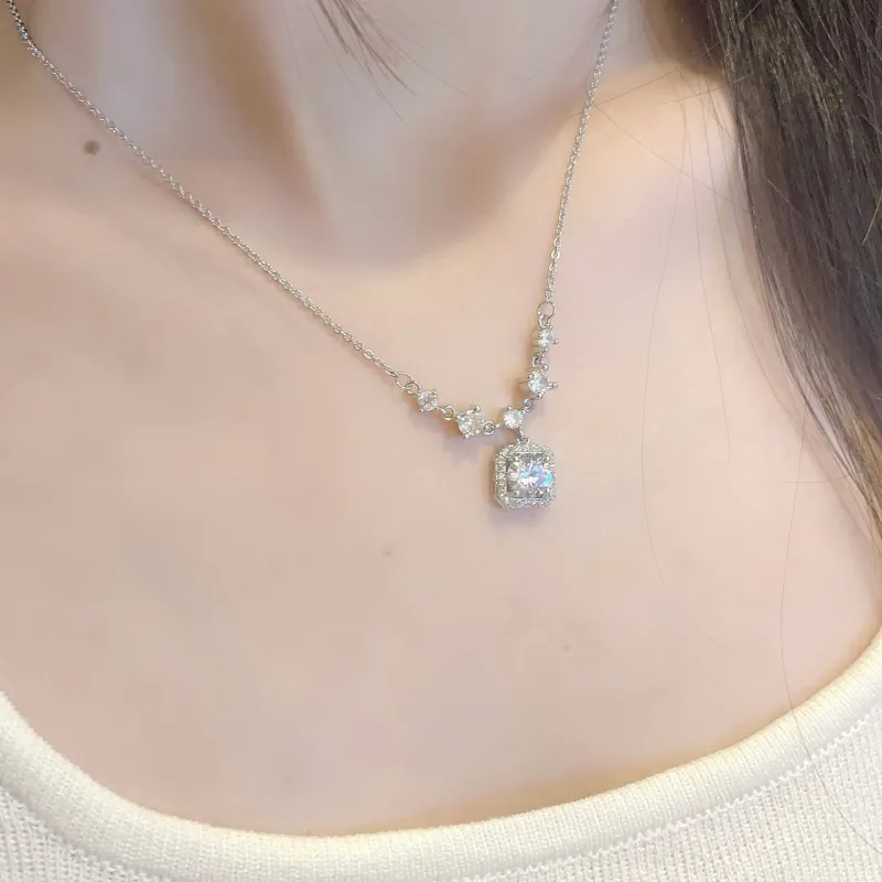 Silver Trim Alloy Necklaces Women's-1