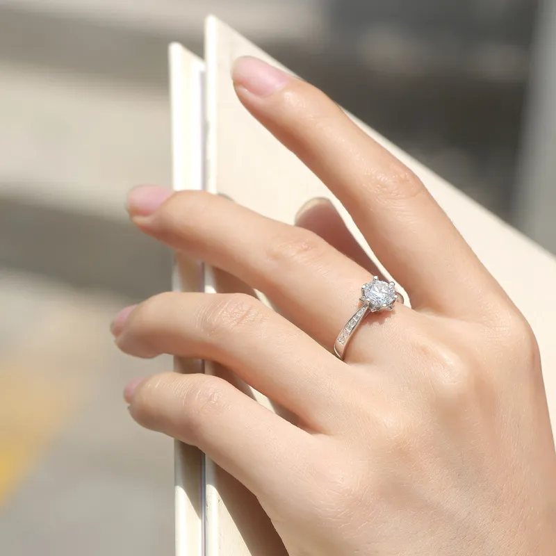 Asia Star 925 Sterling Silver Rings Women's-4