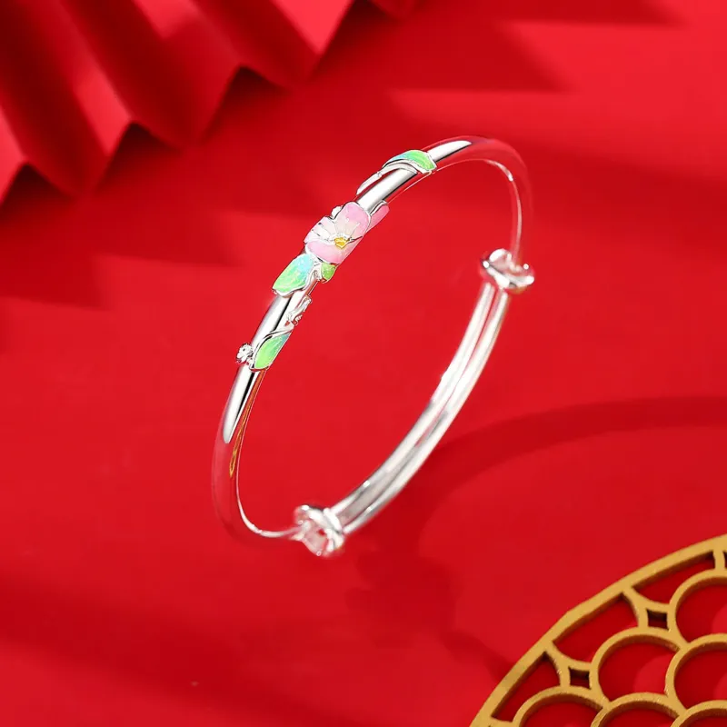 Asia Star 999 Fine Silver Bangles Women's-2