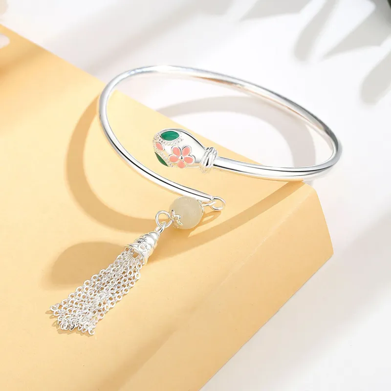 Asia Star 999 Fine Silver Bangles Women's-1