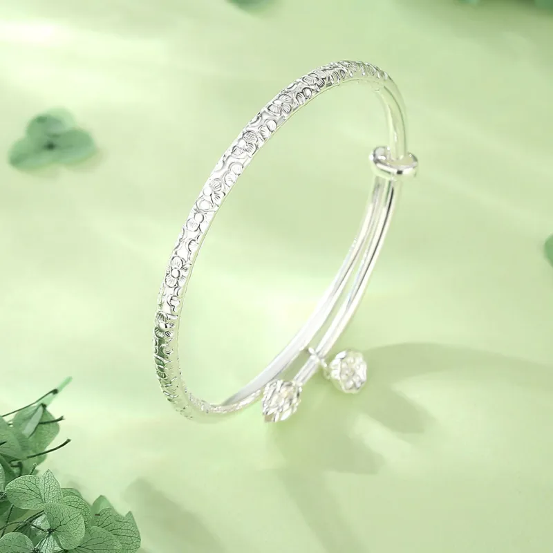 Asia Star Sterling Silver Bangles Women's-2