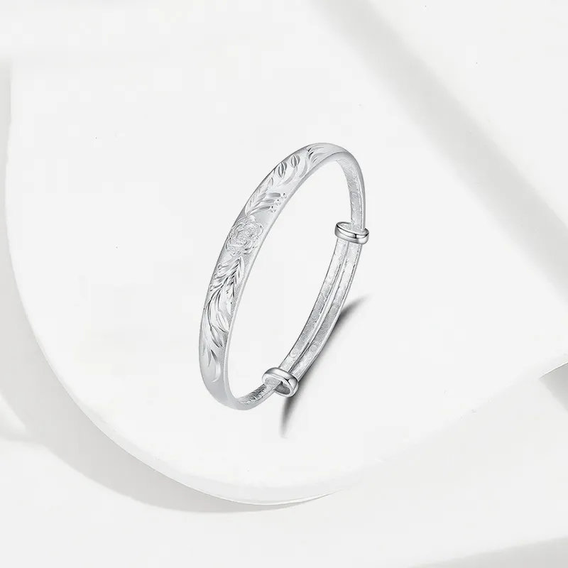 Asia Star 999 Fine Silver Bangles Women's-2