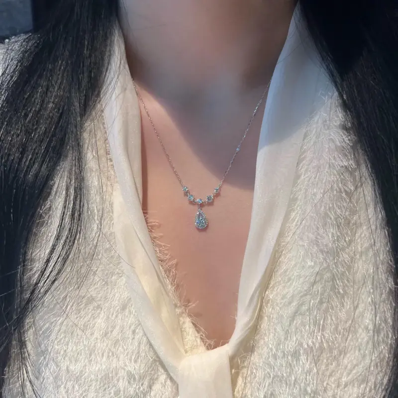Asia Star S925 Silver Necklaces Women's-3