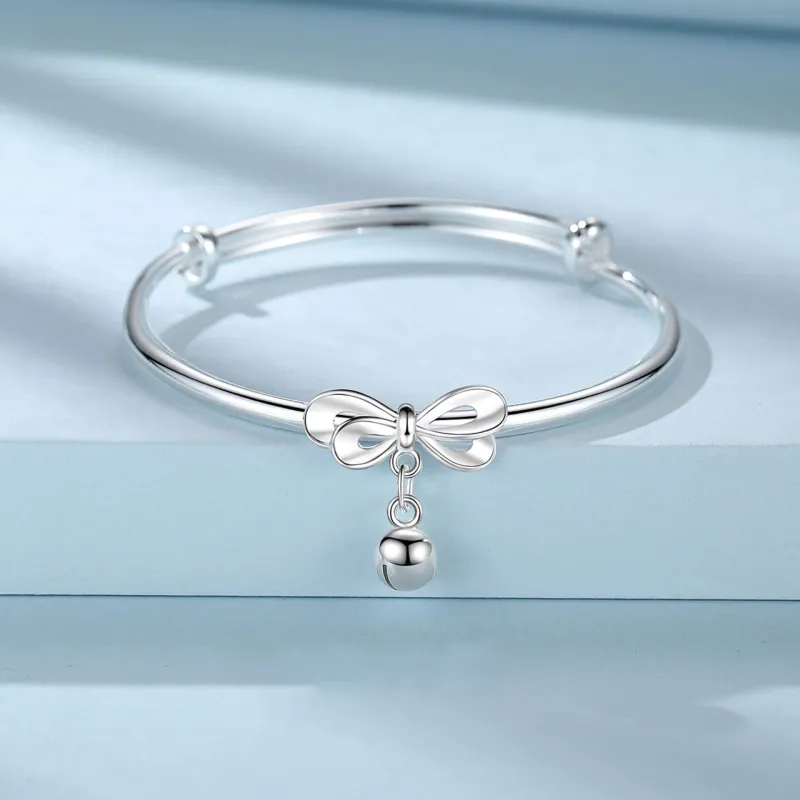 Asia Star Sterling Silver S999 Bangles Women's-2